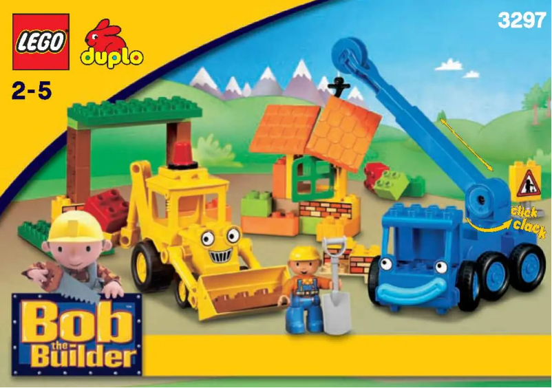 Page n°1 - Manuel utilisateur Lego Scoop and Lofty at the Building Yard