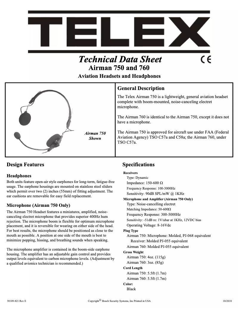 Image de la première page du manuel de l'appareil Airman 750