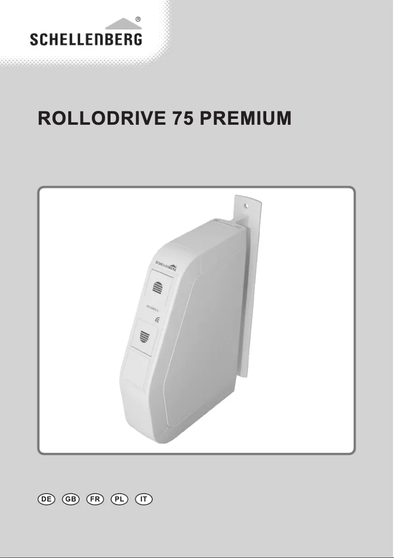 Page n°1 - Manuel utilisateur Schellenberg RolloDrive 75 Premium