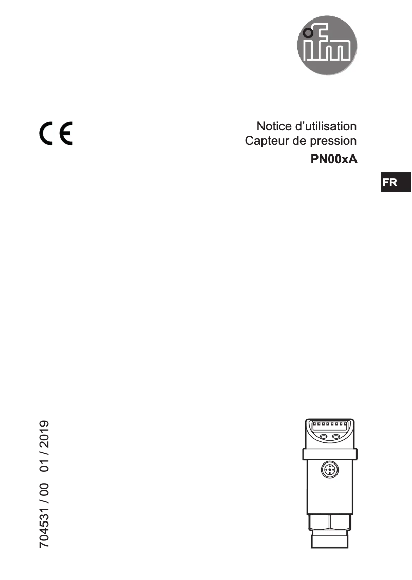 Image de la première page du manuel de l'appareil PN007A