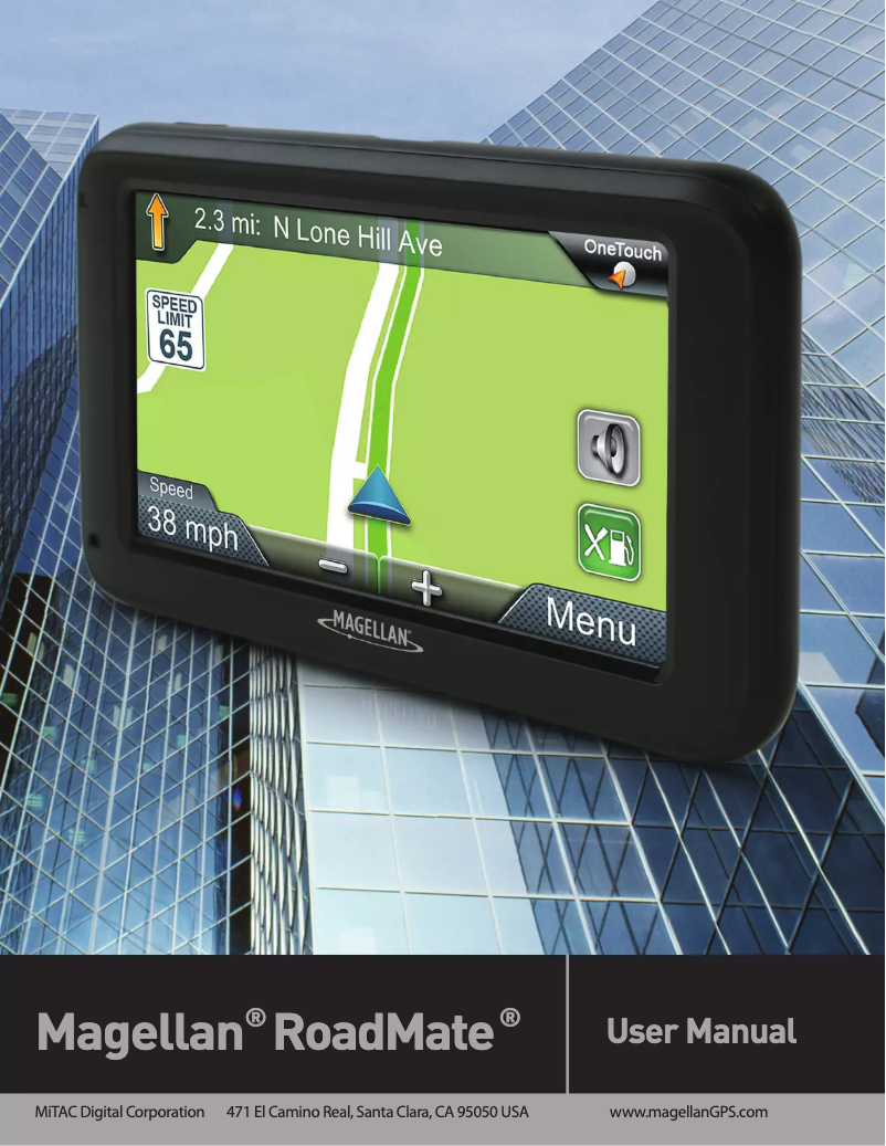 Page n°1 - Manuel utilisateur Magellan RoadMate 5202-LM