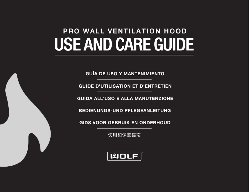 Page 1 de la notice Manuel utilisateur Wolf PW422718