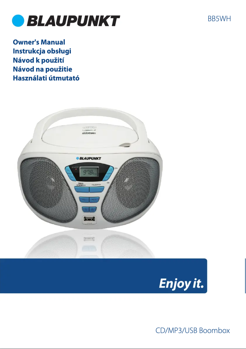 Page n°1 - Manuel utilisateur Blaupunkt BB5