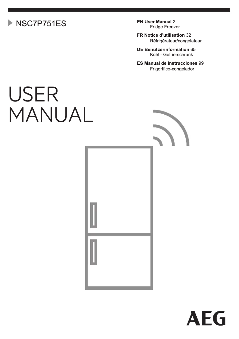 Image de la première page du manuel de l'appareil NSC7P751ES