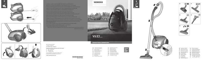 Página 1 del manual Manual de usuario Siemens VSZ2NB100