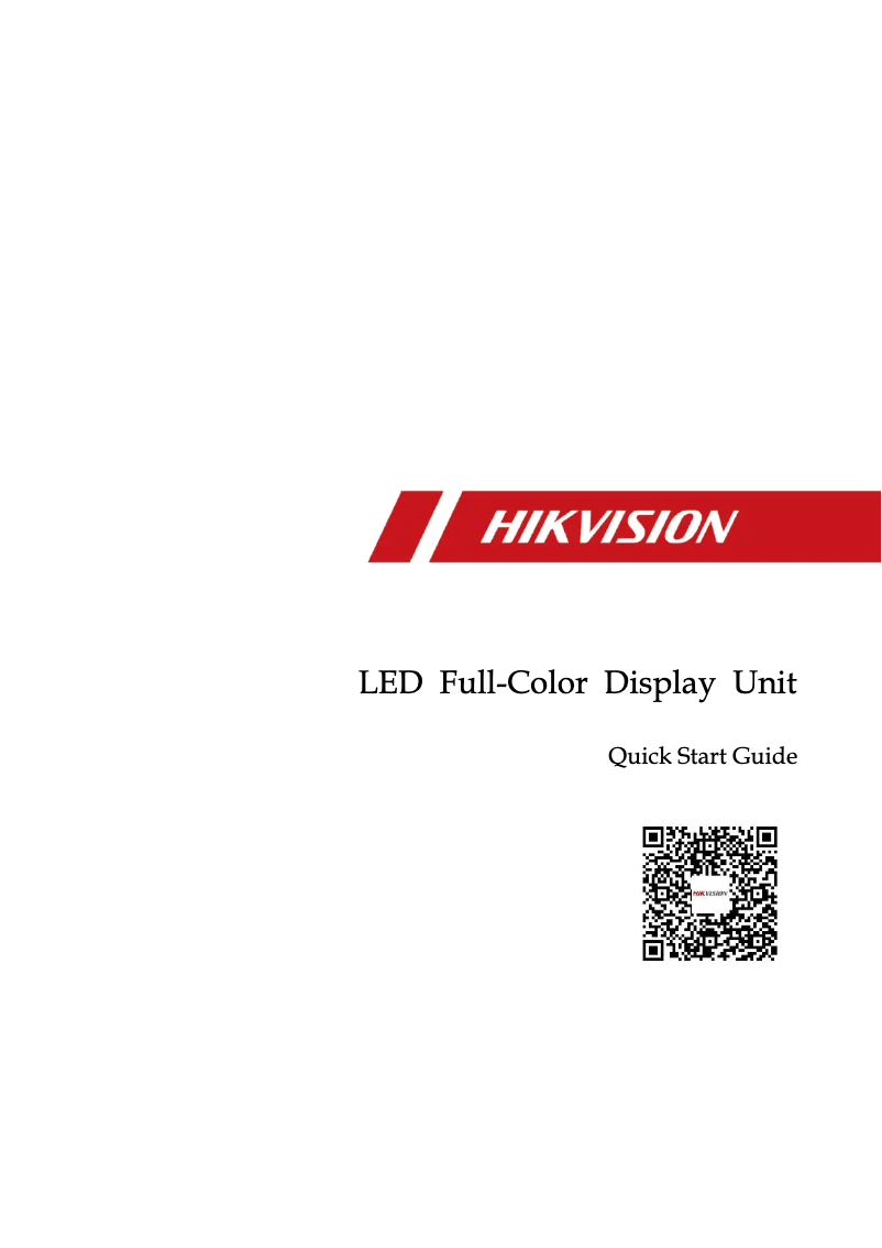 Page 1 de la notice Manuel utilisateur Hikvision DS-D4212FI-CWF/A