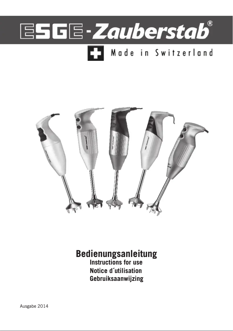 Image de la première page du manuel de l'appareil M 122 S