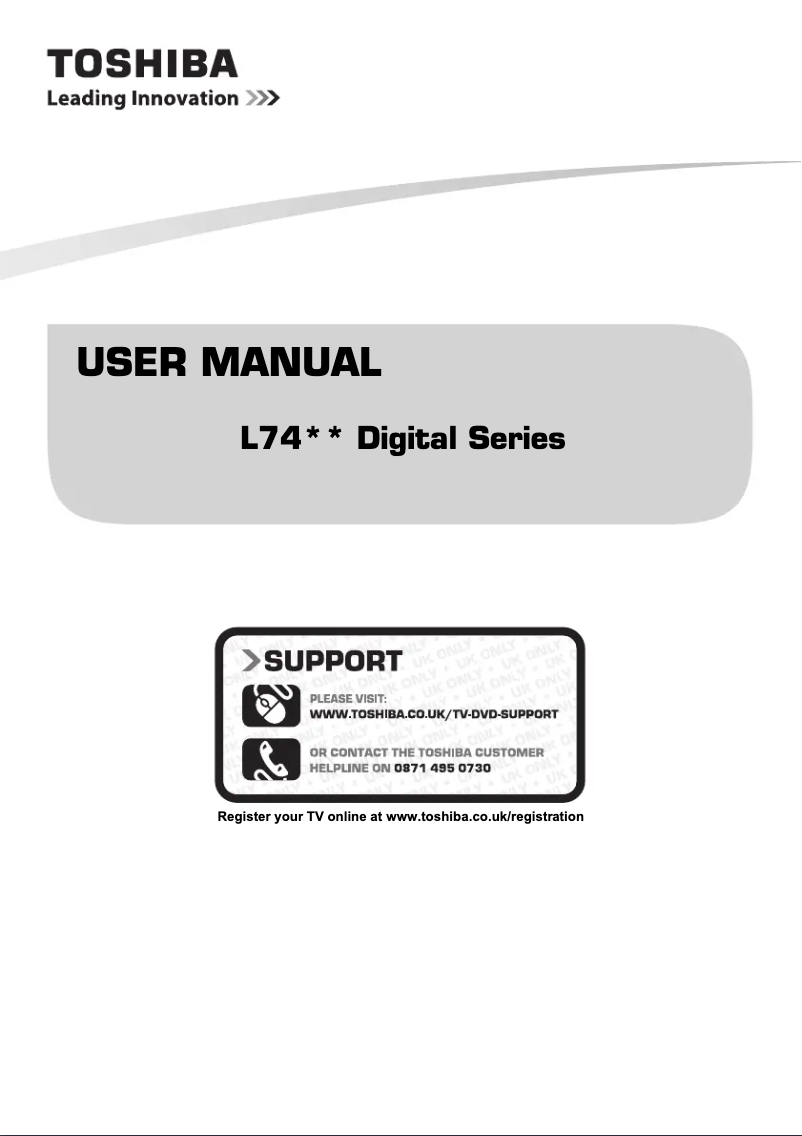 Image de la première page du manuel de l'appareil 42L7453
