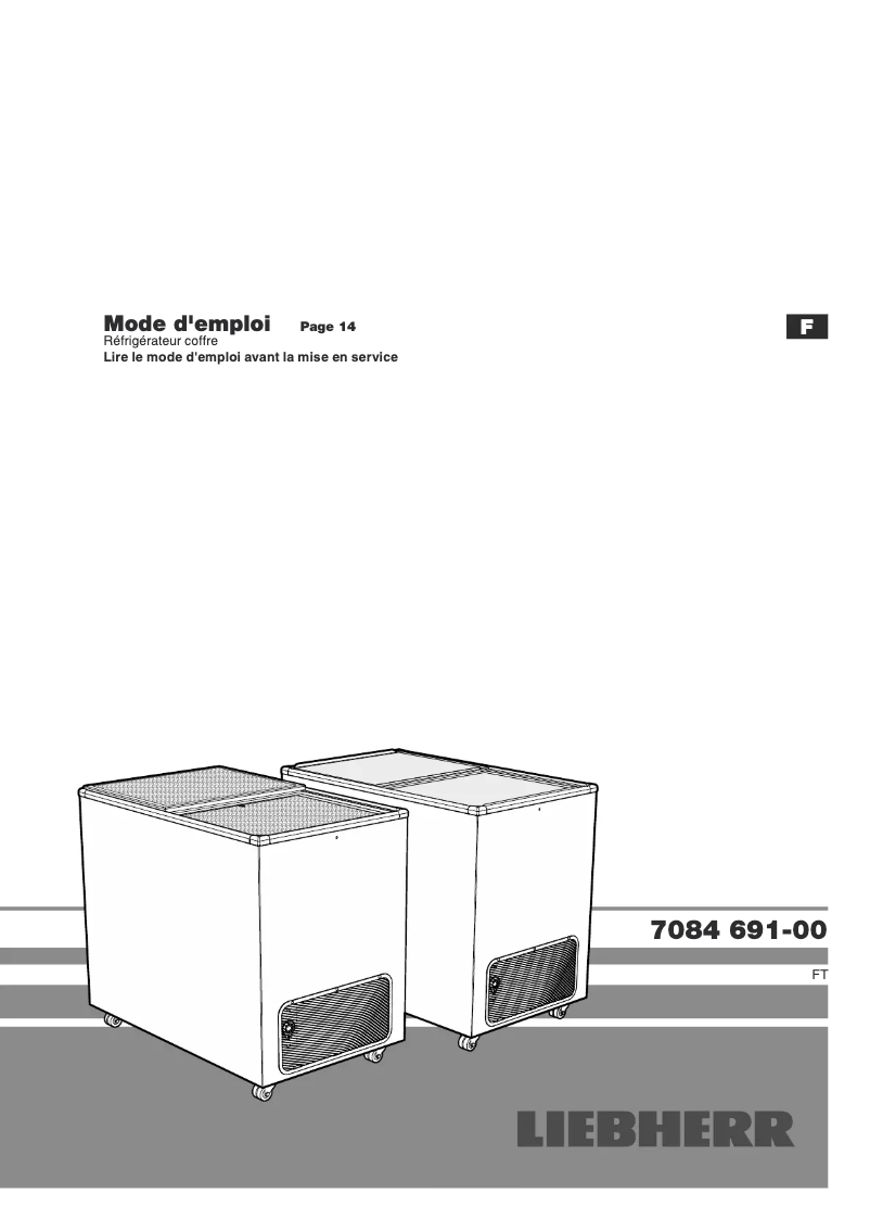 Page n°1 - Manuel utilisateur Liebherr FT 2902
