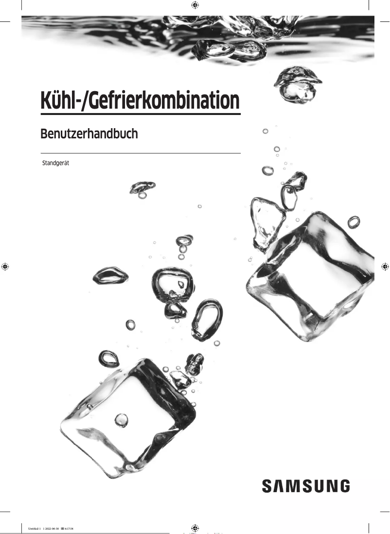 Image de la première page du manuel de l'appareil RF65A96768A