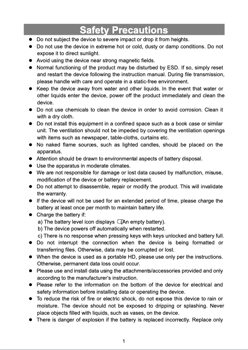 Page 1 de la notice Manuel utilisateur Nextbook Premium 8