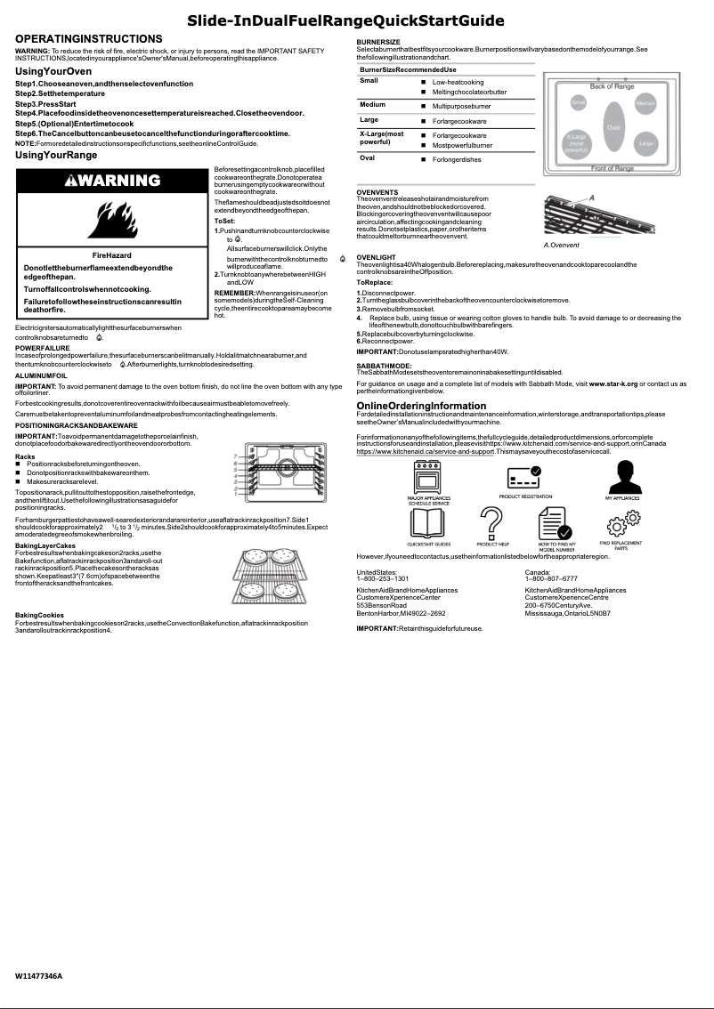 Page n°1 - Guide de démarrage rapide KitchenAid KSDB900ESS