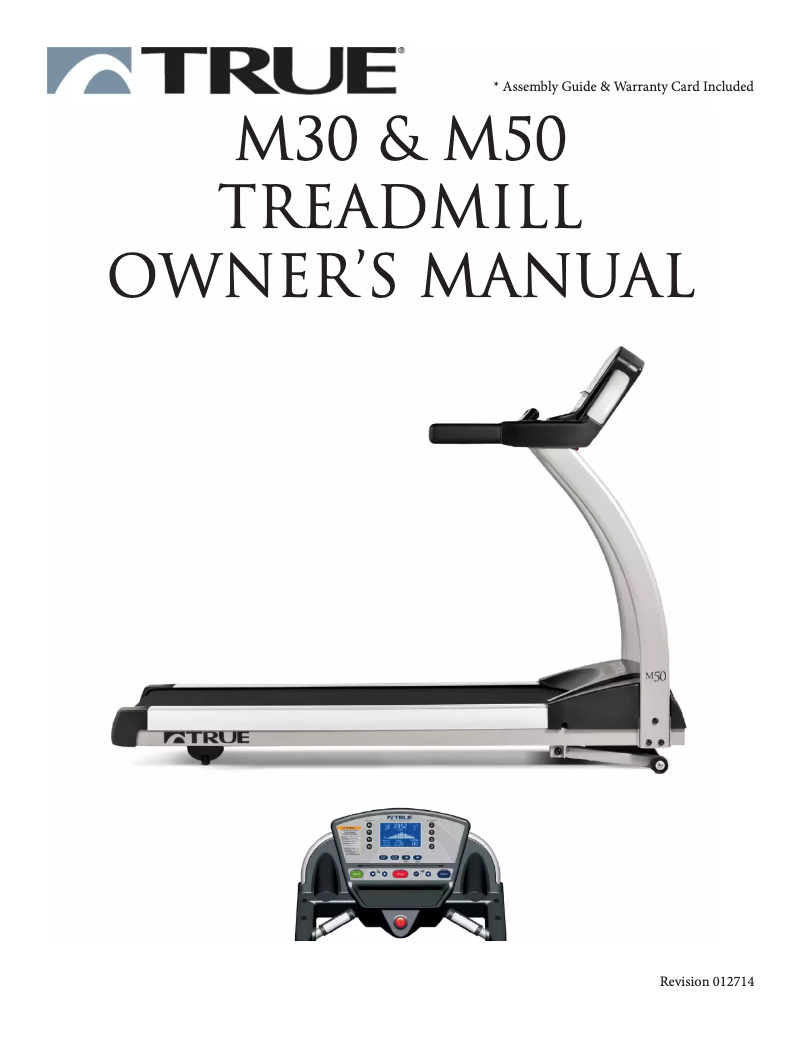 Page n°1 - Manuel utilisateur True M30