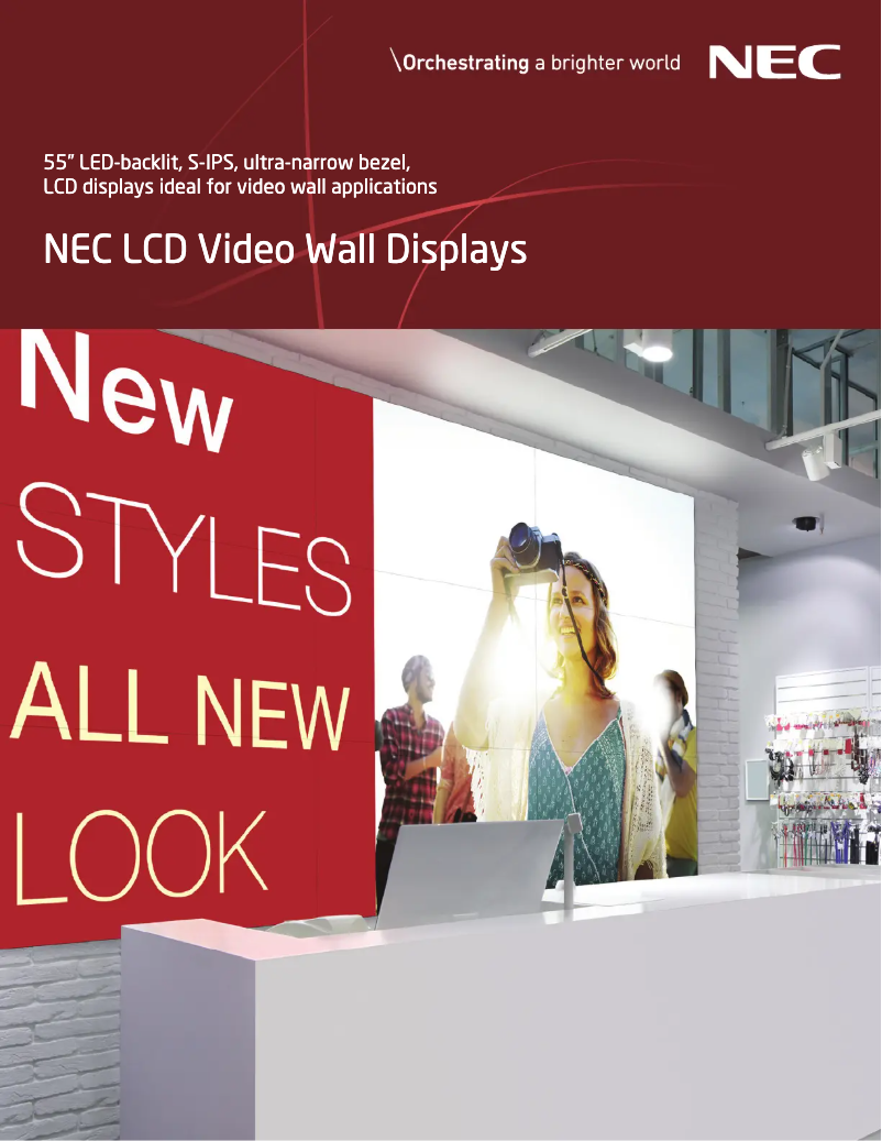 Página 1 del manual Manual de instrucciones NEC MultiSync UN551VS