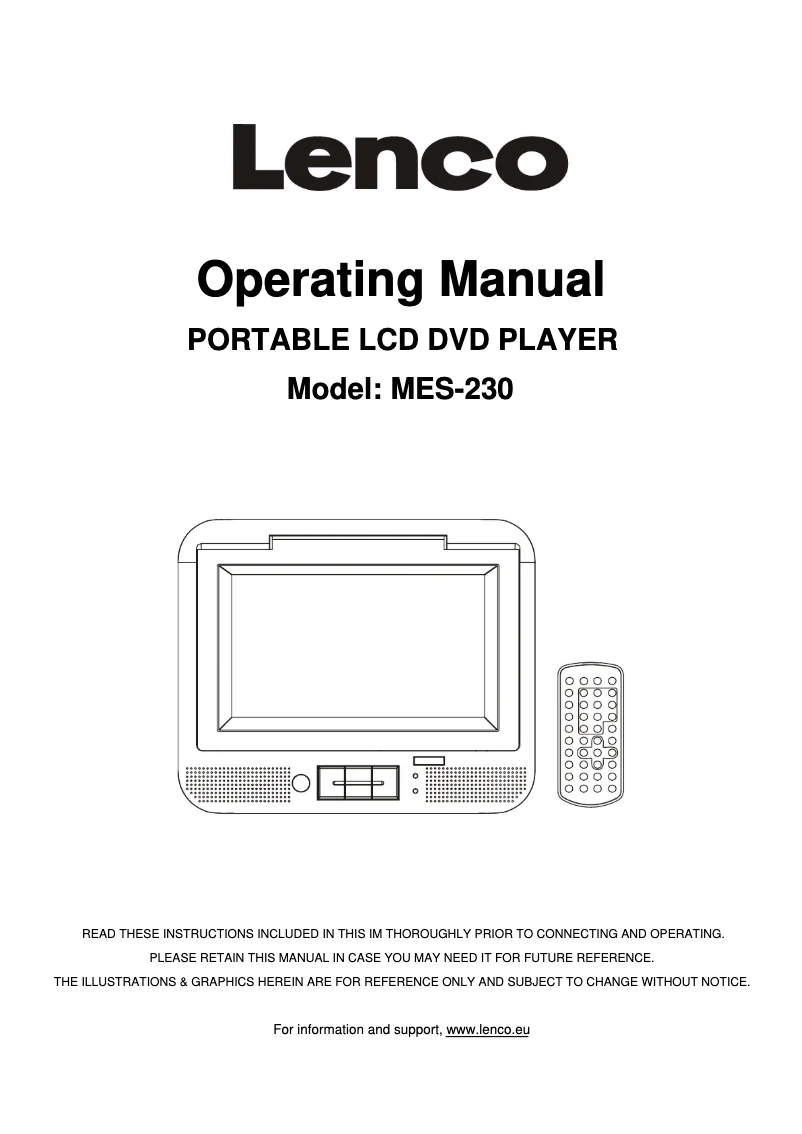 Image de la première page du manuel de l'appareil MES-230