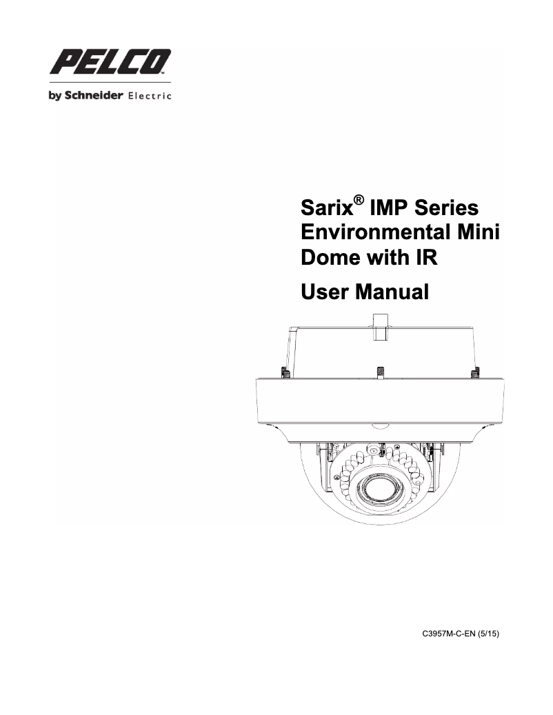 Page n°1 - Manuel utilisateur Pelco Sarix IMP IMP519