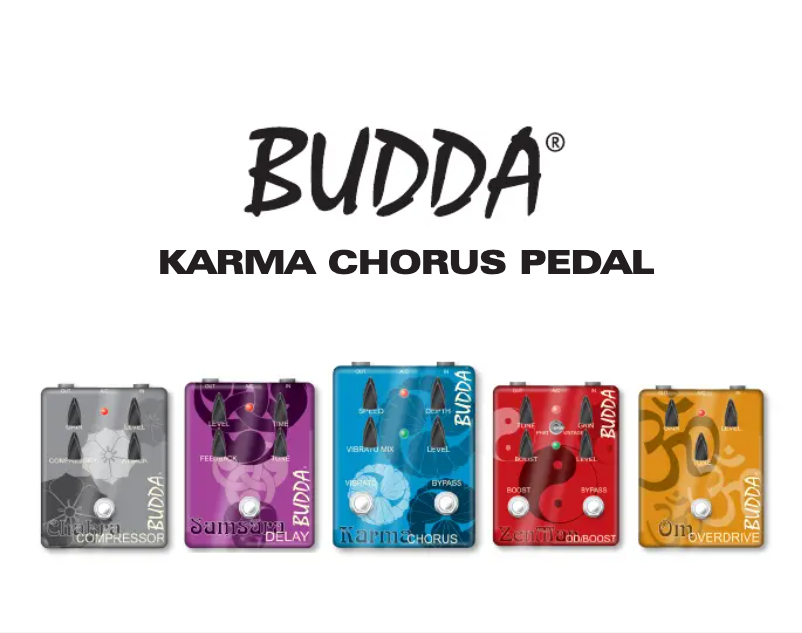 Page n°1 - Manuel utilisateur Budda KARMA CHORUS PEDAL