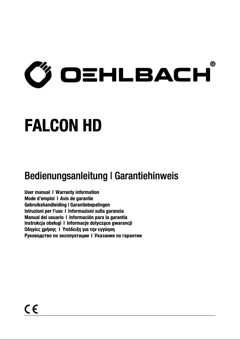 Página 1 del manual Manual de usuario Oehlbach Falcon HD