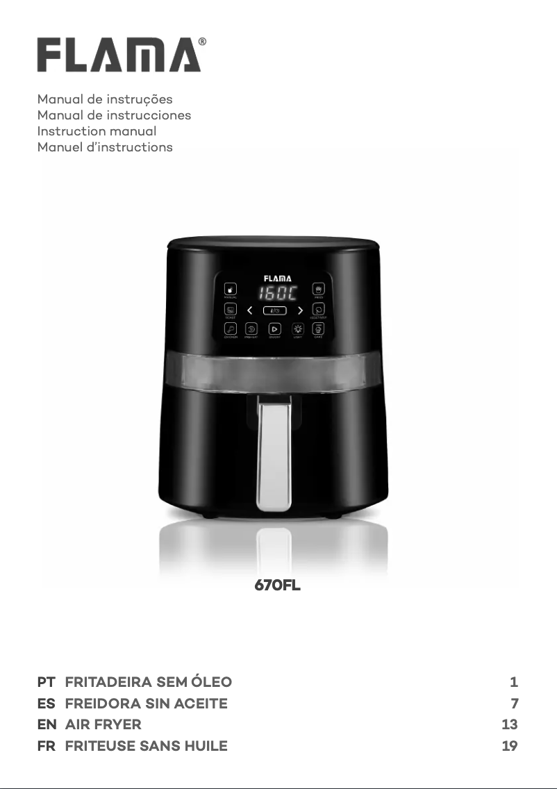 Page 1 de la notice Manuel utilisateur Flama 670FL