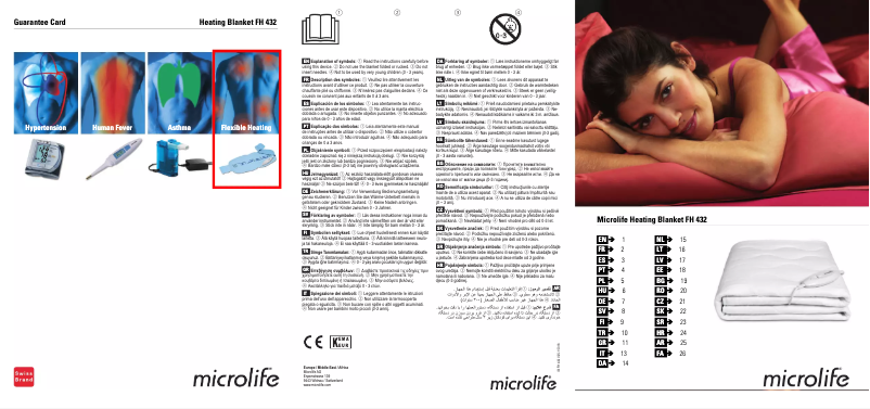 Image de la première page du manuel de l'appareil FH 432