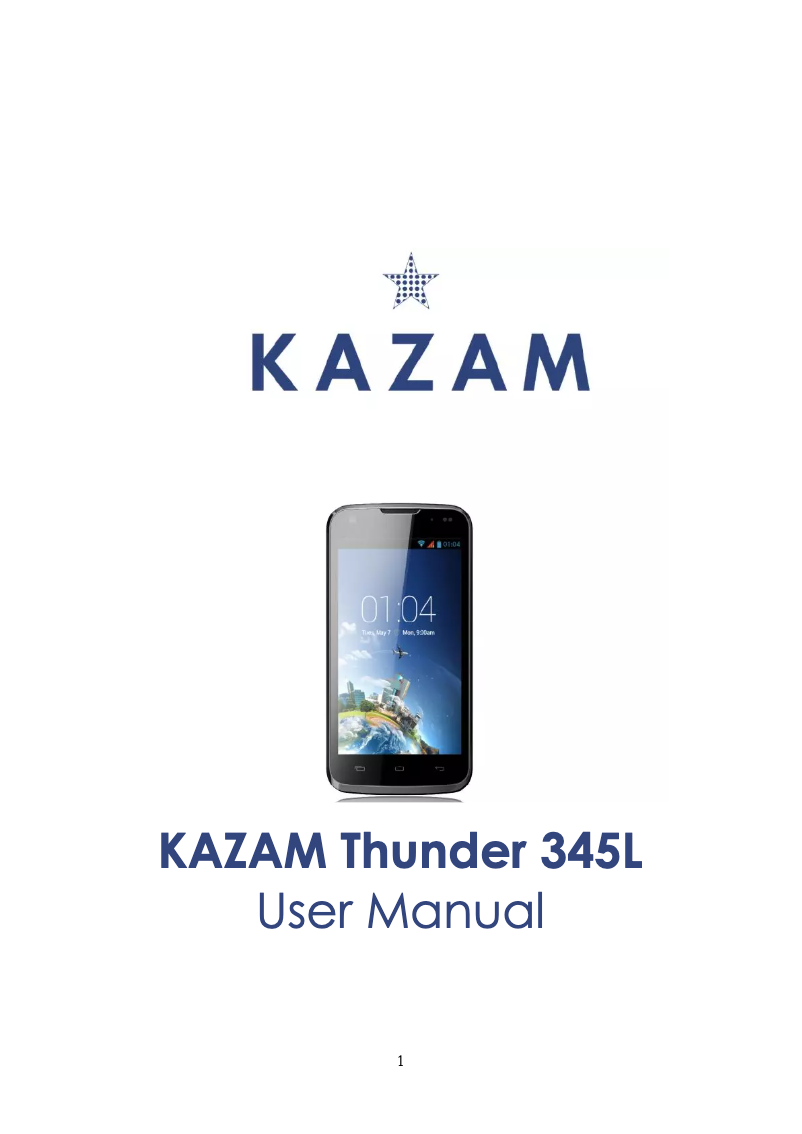 Image de la première page du manuel de l'appareil Thunder 345L