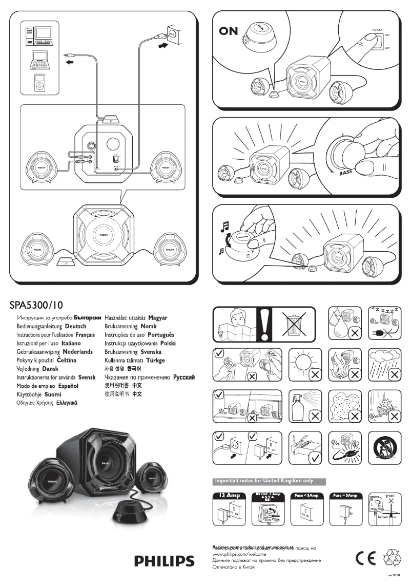 Página 1 del manual Manual de usuario Philips SPA5300