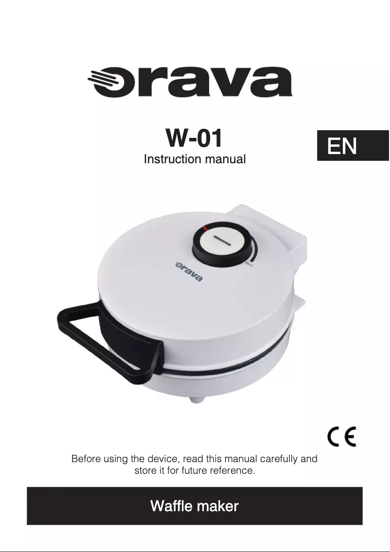 Page 1 de la notice Manuel utilisateur Orava W-01