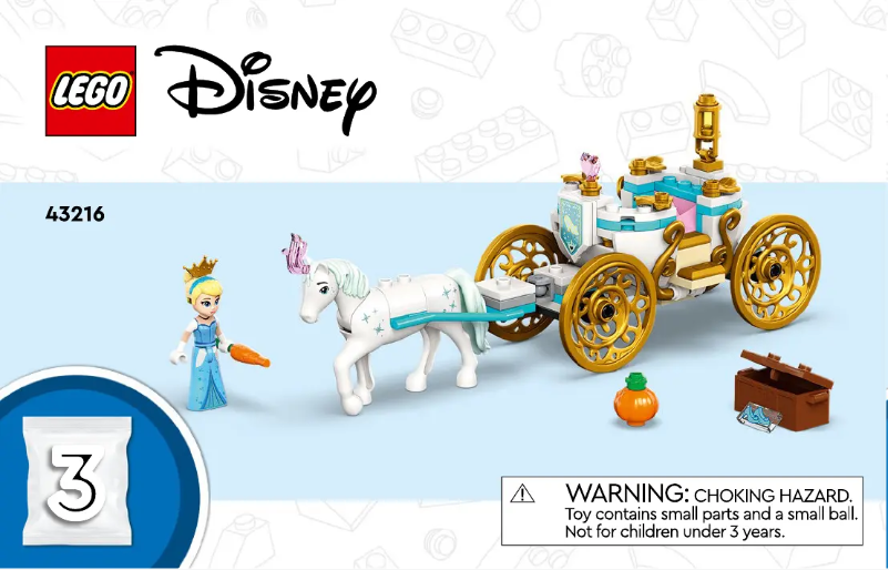 Page 1 de la notice Manuel utilisateur Lego Disney 43216