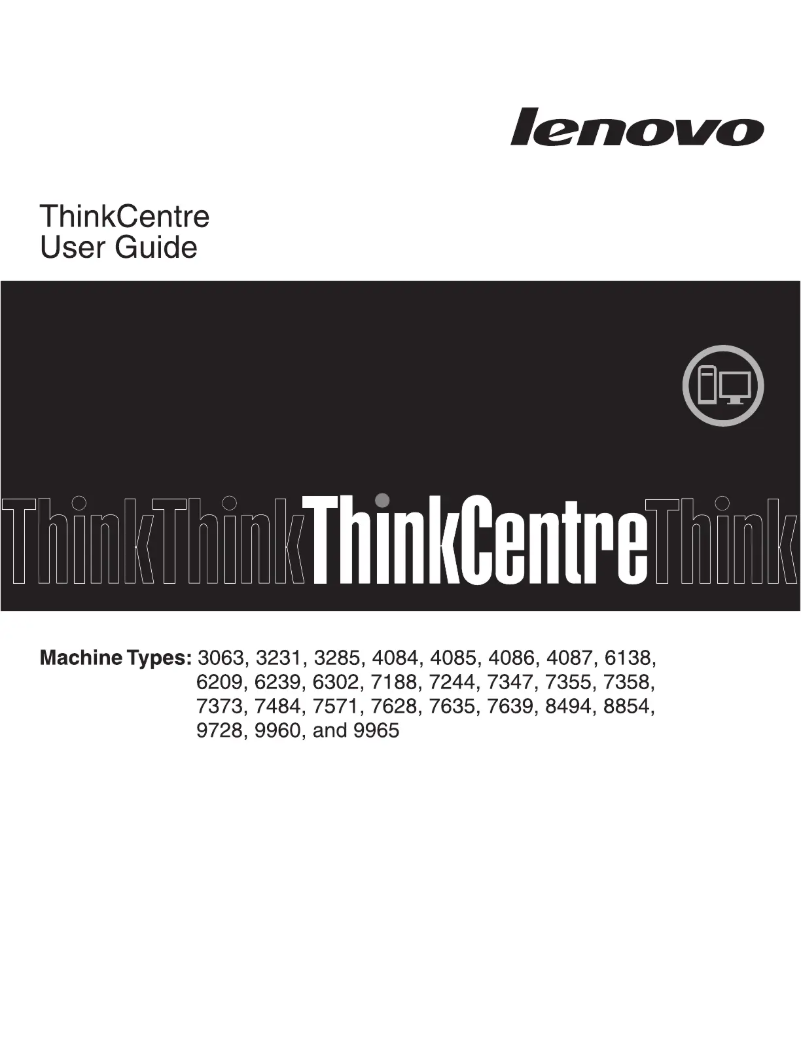 Page n°1 - Manuel utilisateur Lenovo ThinkCentre 7244