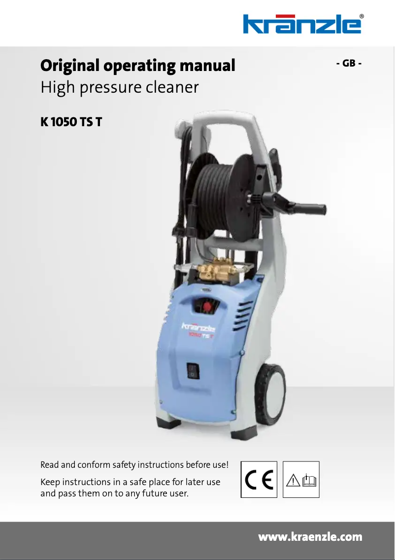 Image de la première page du manuel de l'appareil K 1050 TST