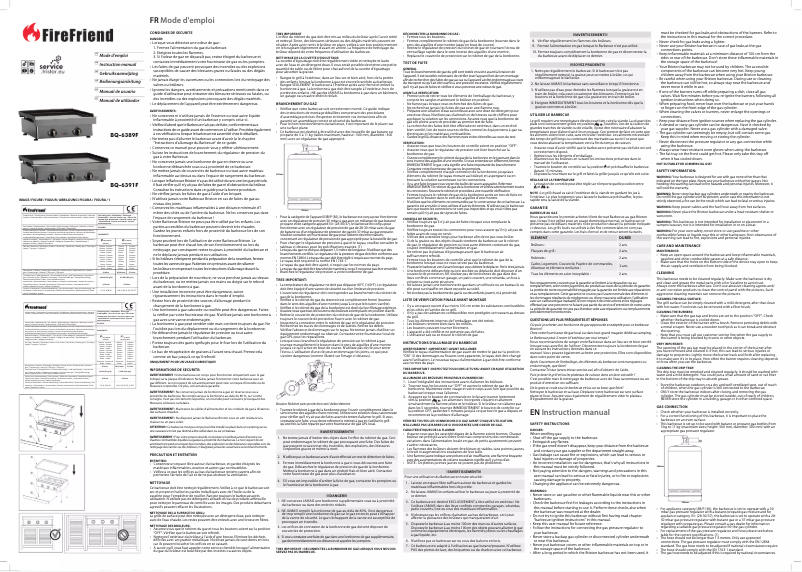 Page 1 de la notice Manuel utilisateur Campart BQ-6389F