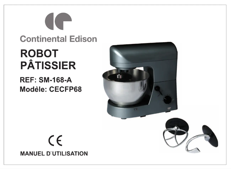 Image de la première page du manuel de l'appareil CECFP68