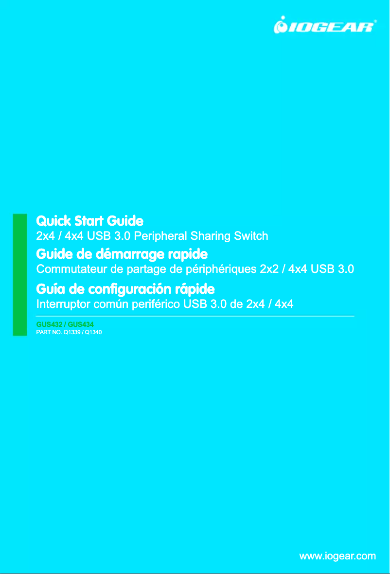 Page n°1 - Mode d'emploi iogear GUS432