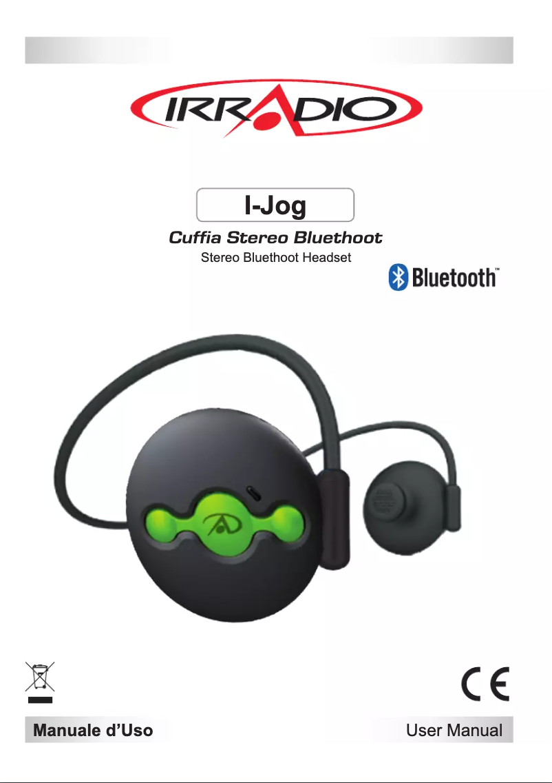 Page 1 de la notice Manuel utilisateur Irradio I-JOG