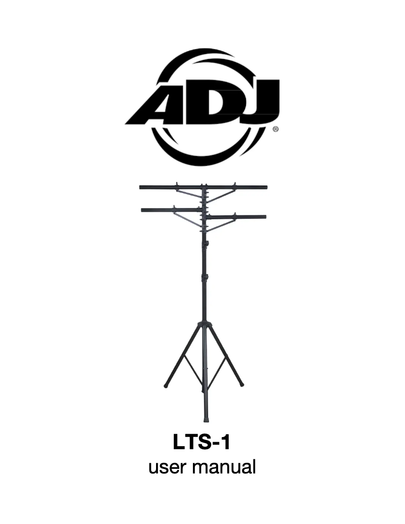 Page 1 de la notice Manuel utilisateur Adj LTS-1