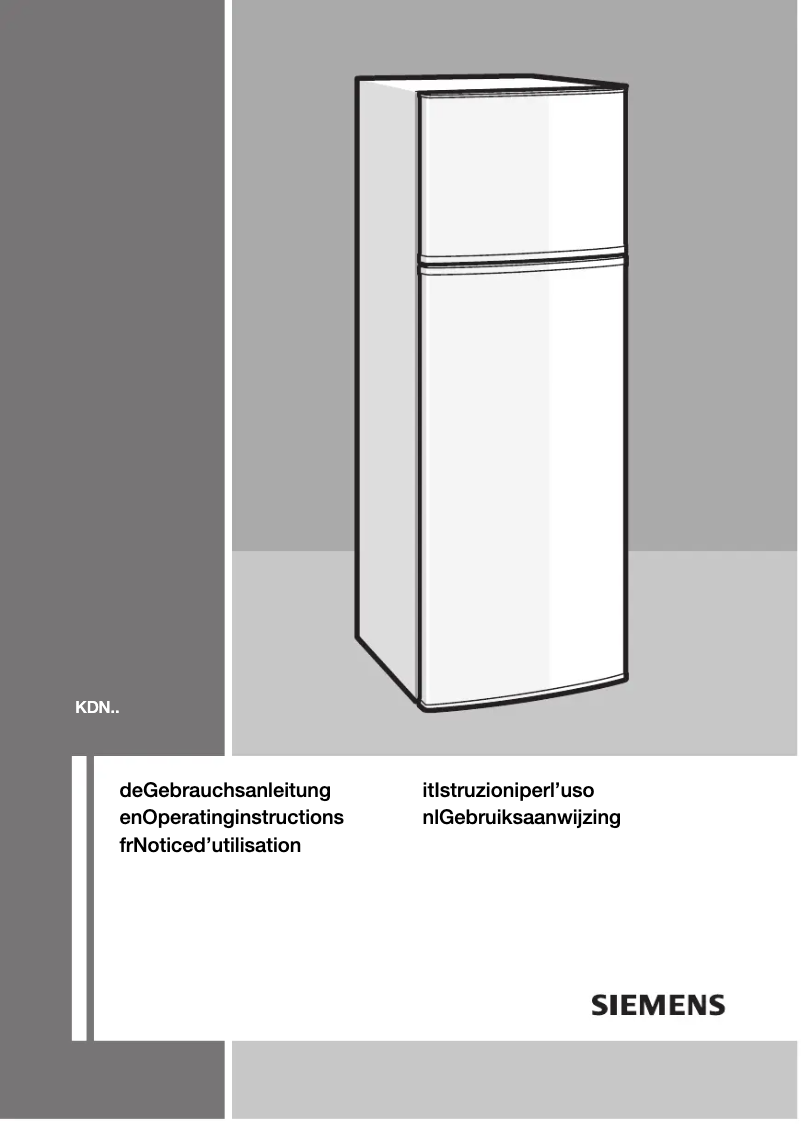 Image de la première page du manuel de l'appareil KD40NA90
