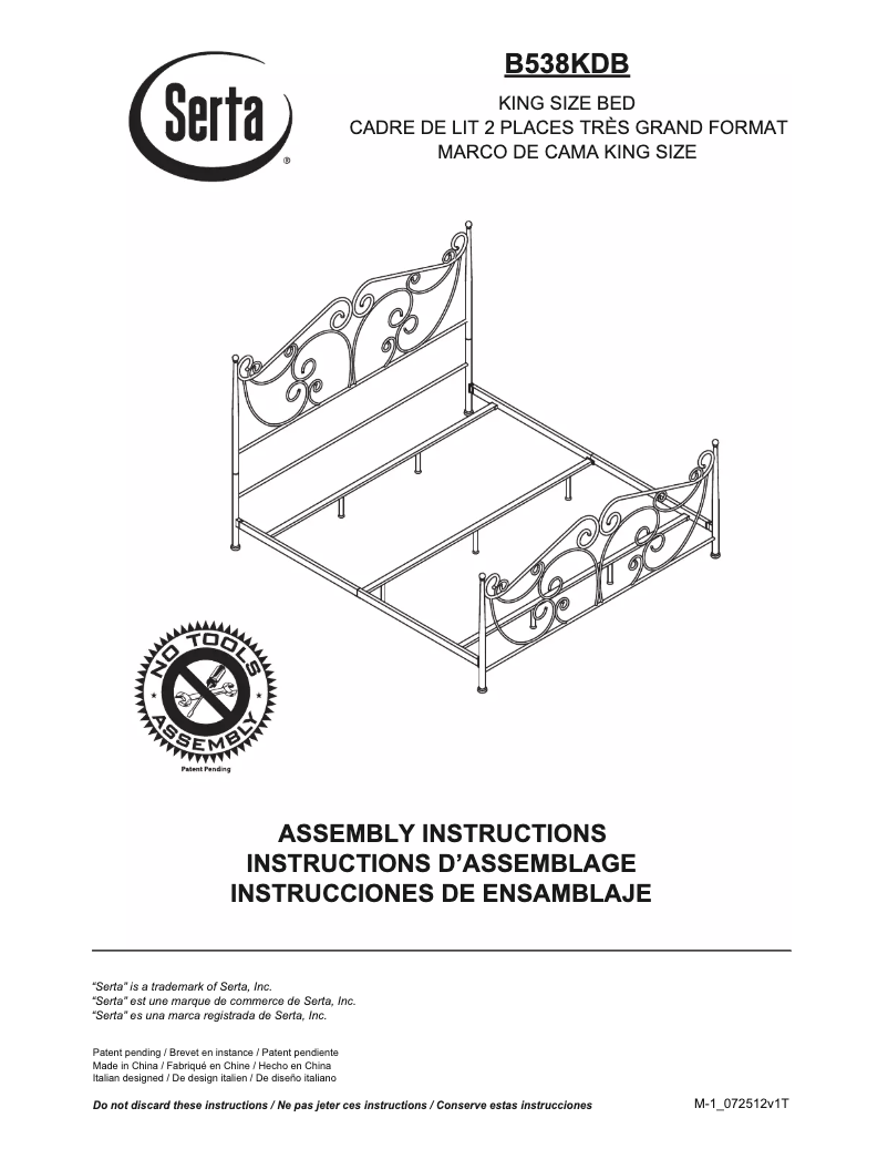 Página 1 del manual Manual de usuario Bell'O B538