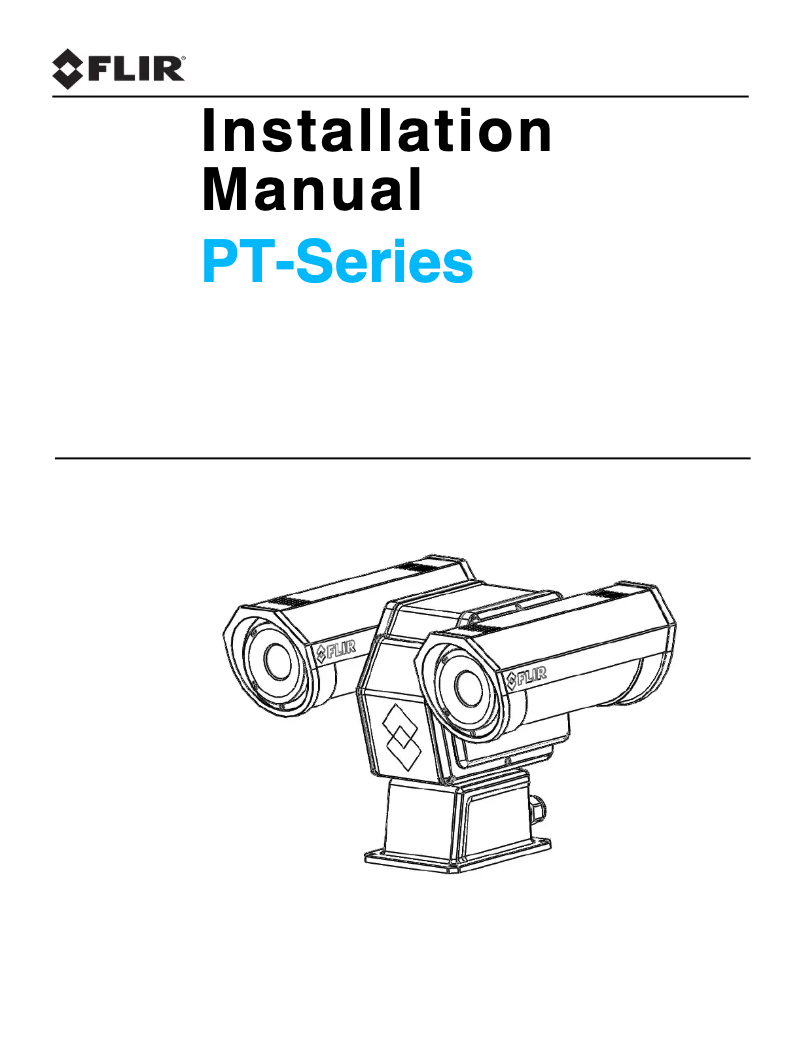 Page n°1 - Manuel utilisateur FLIR PT-348