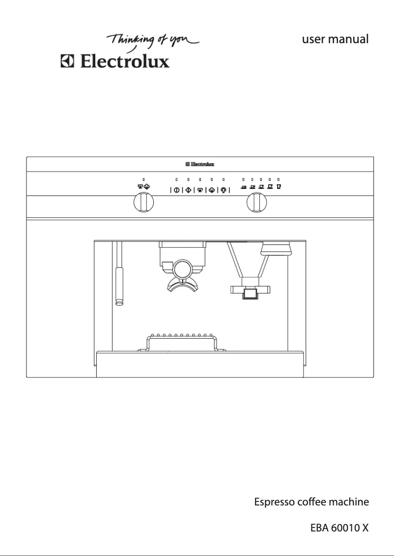 Page n°1 - Manuel utilisateur Electrolux EBA60010IX