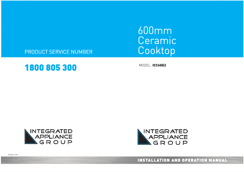 Page 1 de la notice Manuel utilisateur ARC ICC6GE2