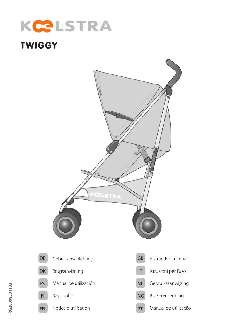 Page 1 de la notice Manuel utilisateur Koelstra Twiggy T3