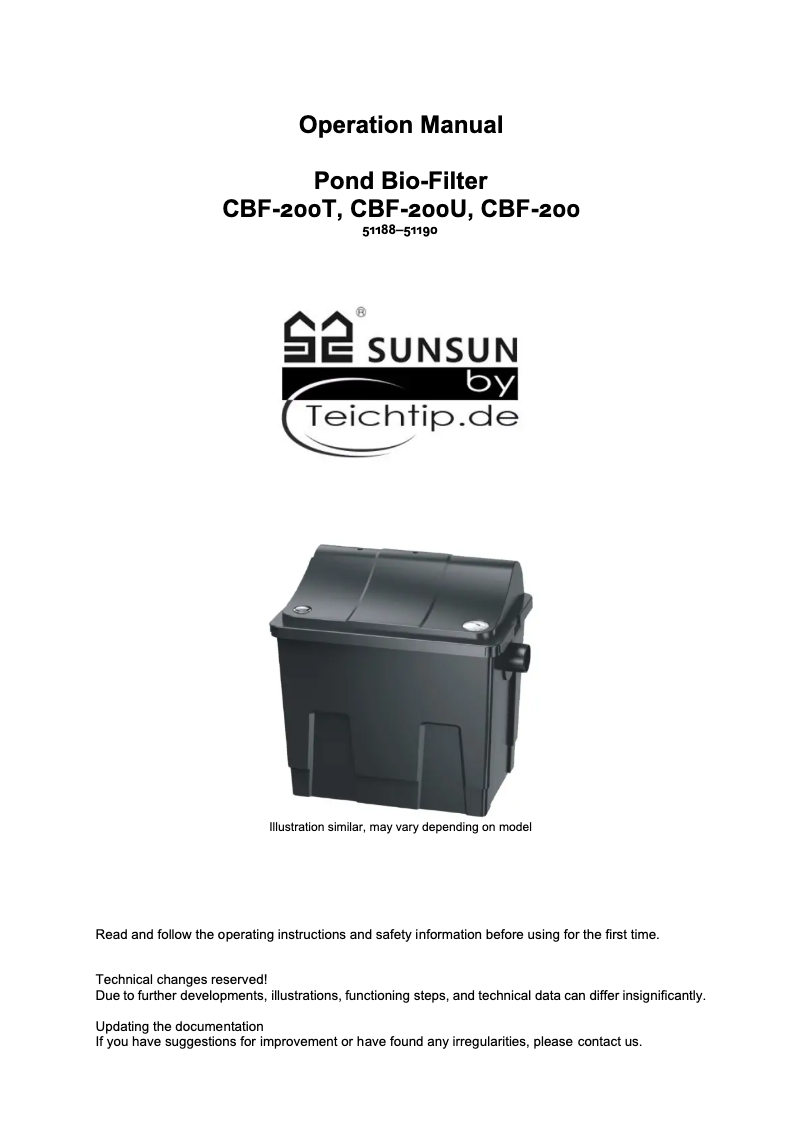 Image de la première page du manuel de l'appareil 51188