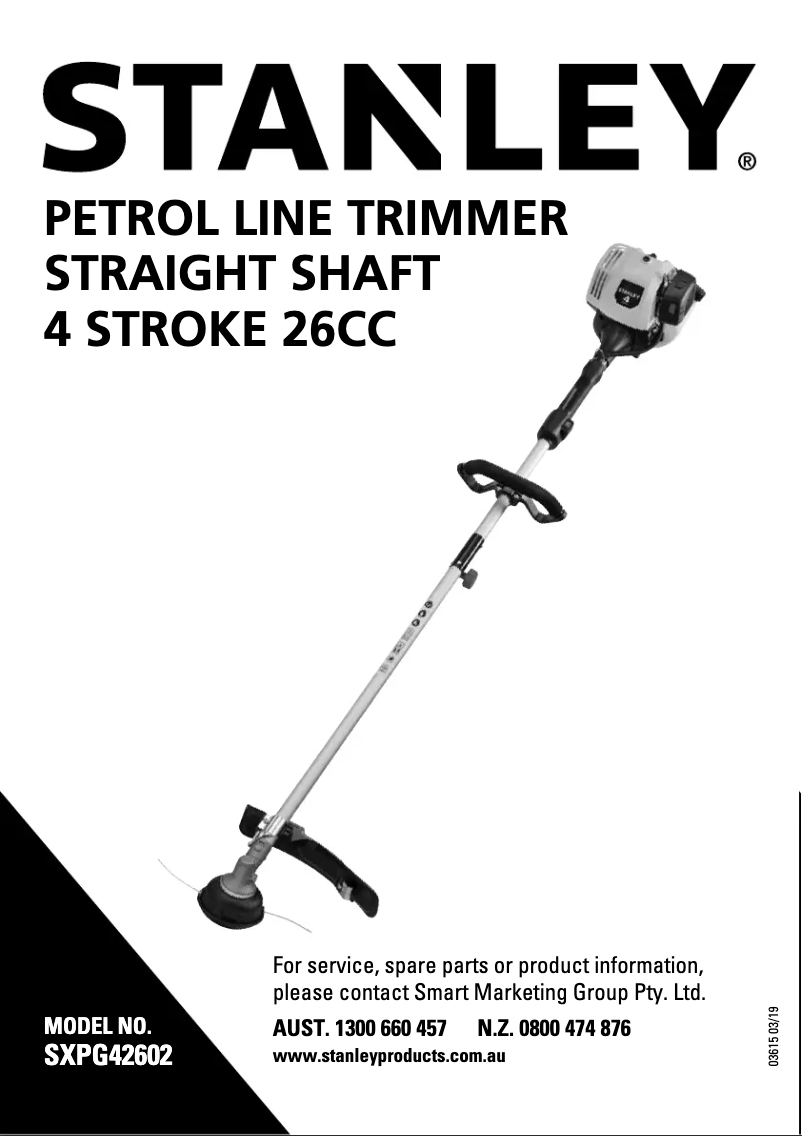 Page n°1 - Manuel utilisateur Stanley SXPG42602