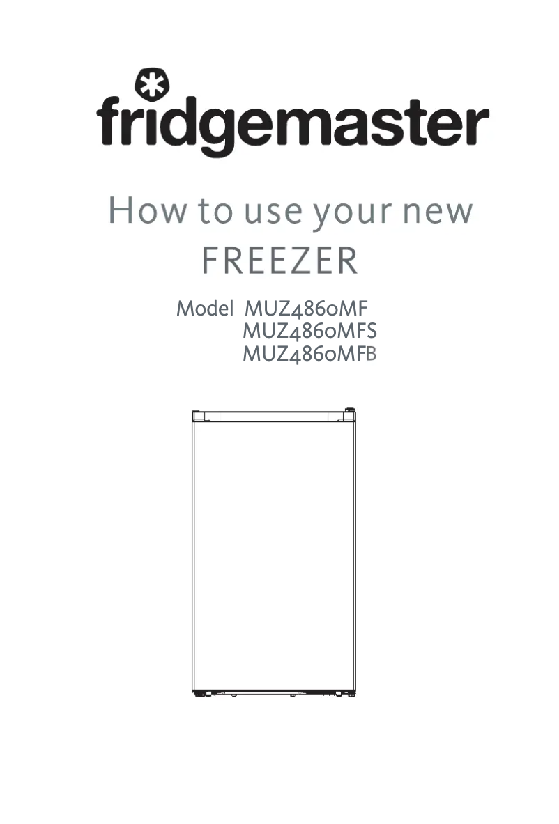 Page n°1 - Manuel utilisateur Fridgemaster MUZ4860MFS