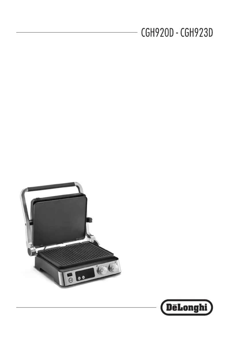 Image de la première page du manuel de l'appareil MultiGrill 900 CGH920D