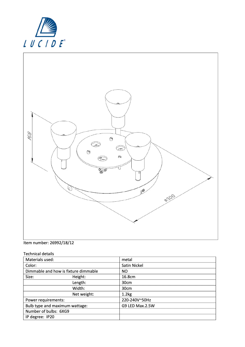 Image de la première page du manuel de l'appareil Kolla led 26992/18/12