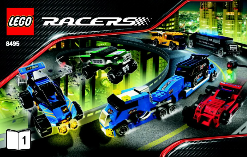 Página 1 del manual Manual de usuario Lego Racers 8495