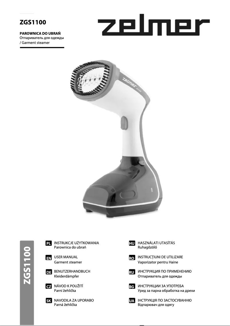 Página 1 del manual Manual de usuario Zelmer ZGS1100