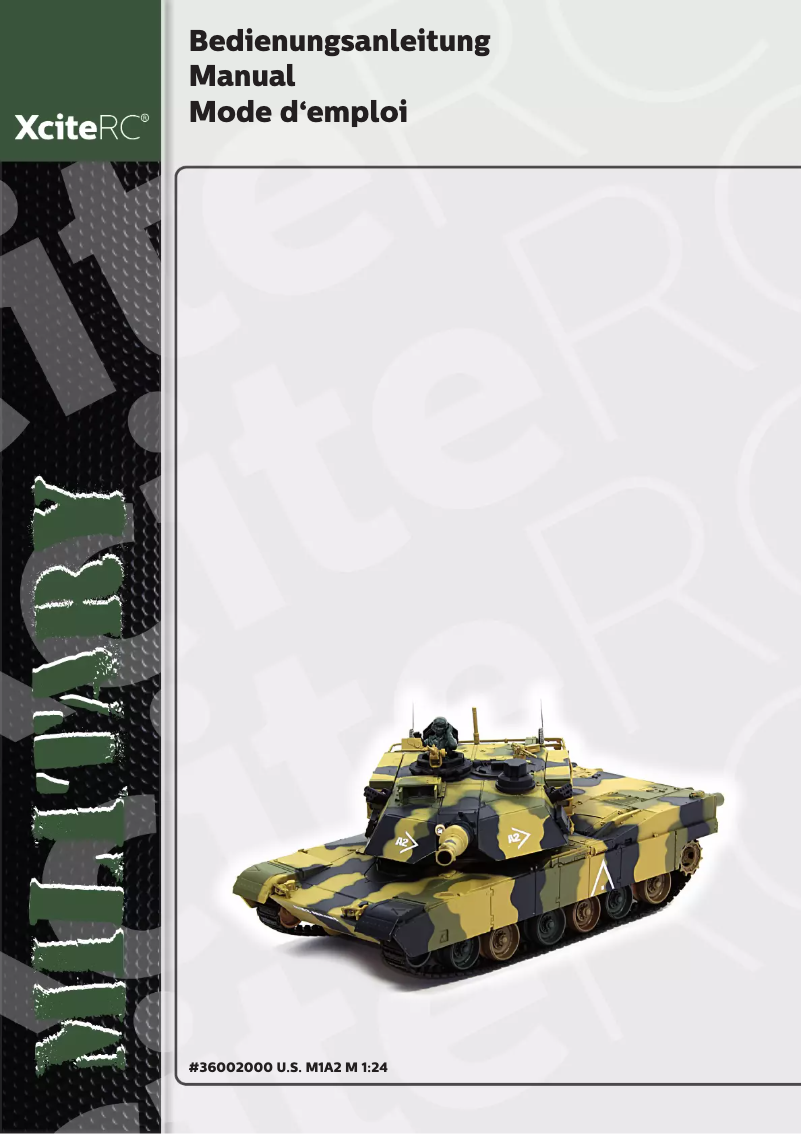 Image de la première page du manuel de l'appareil U.S. M1A2