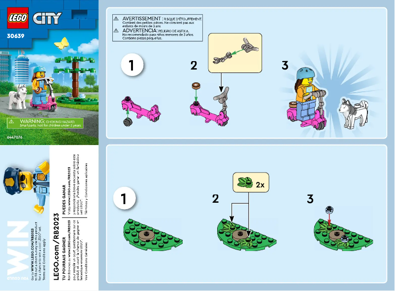 Page 1 de la notice Manuel utilisateur Lego City 30639
